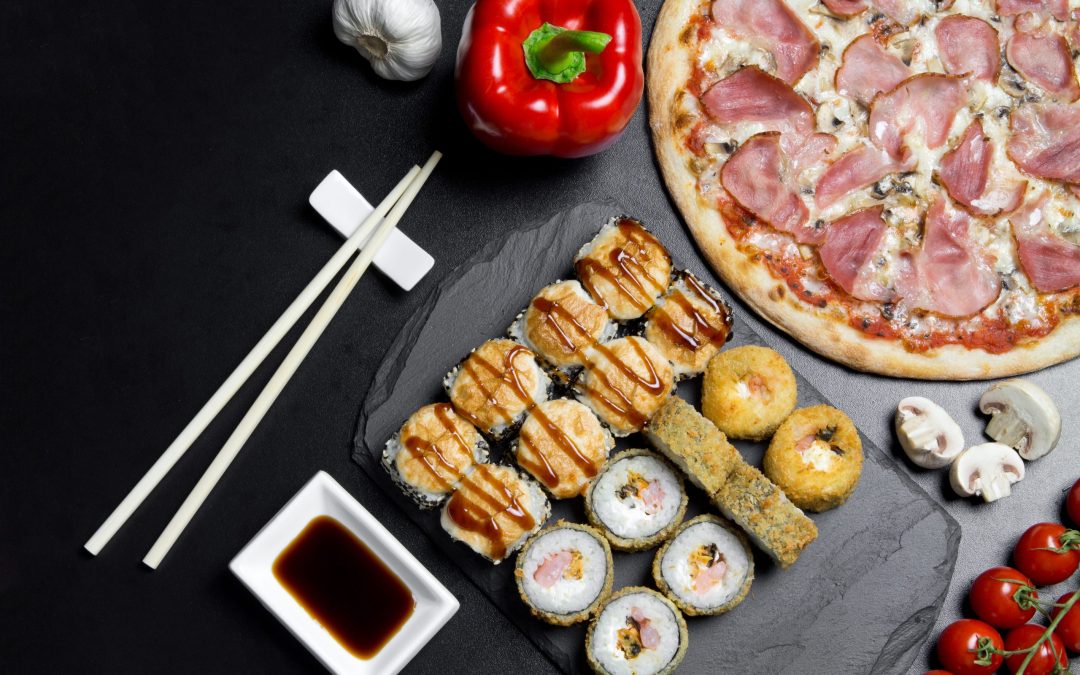 SUSHI, PIZZA E DIETA. QUESTI GLI EFFETTI.